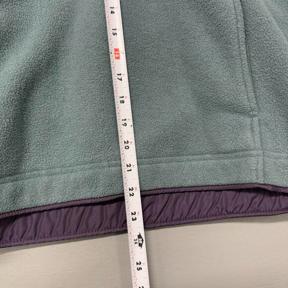 Vintage Patagonia Anorak 1/4 Zip Synchilla Fleece Cyan Blue XS - Picture 6 of 7